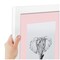 ArtToFrames Collage Photo Picture Frame with 3 - 2.5x3 inch Openings, Framed in White with Over 62 Mat Color Options and Regular Glass (CSM-3966-7649)